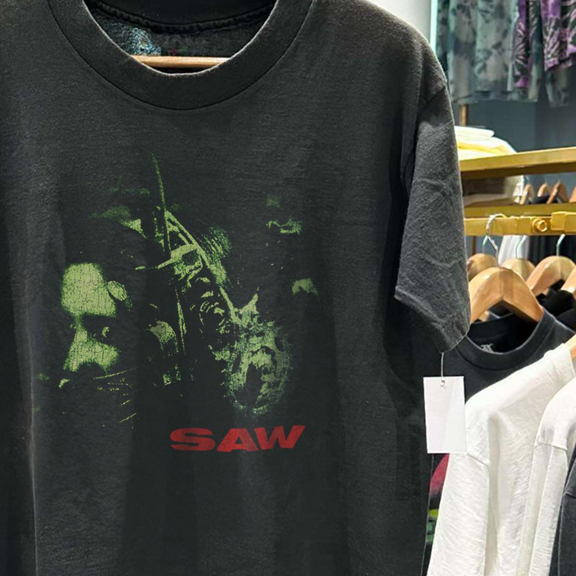 2004 Saw Aged T-Shirt Black XL S