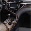 For Toyota Camry 2018- Peach Wood Grain Steering Wheel U Type Cover Trim