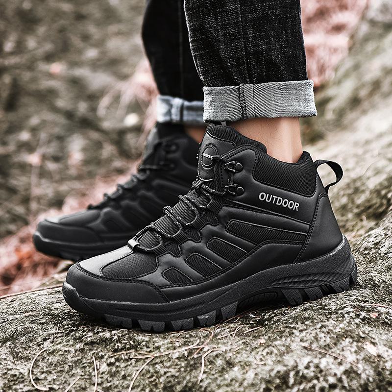 Spring and Autumn High Help Outdoor Snow Boots Large Tactical Boots Desert Boots Men