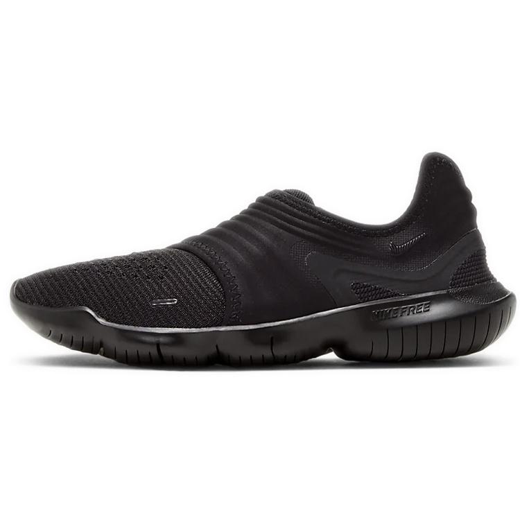 (WMNS) Nike Free RN Flyknit 3.0  Triple Black  Women s AQ5708-006 EU 36.5
