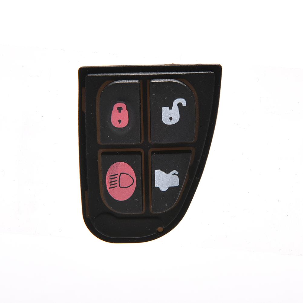 For Jaguar X S XJ XK TYPE Remote Key FOB 4 Button Rubber Pad Replacement