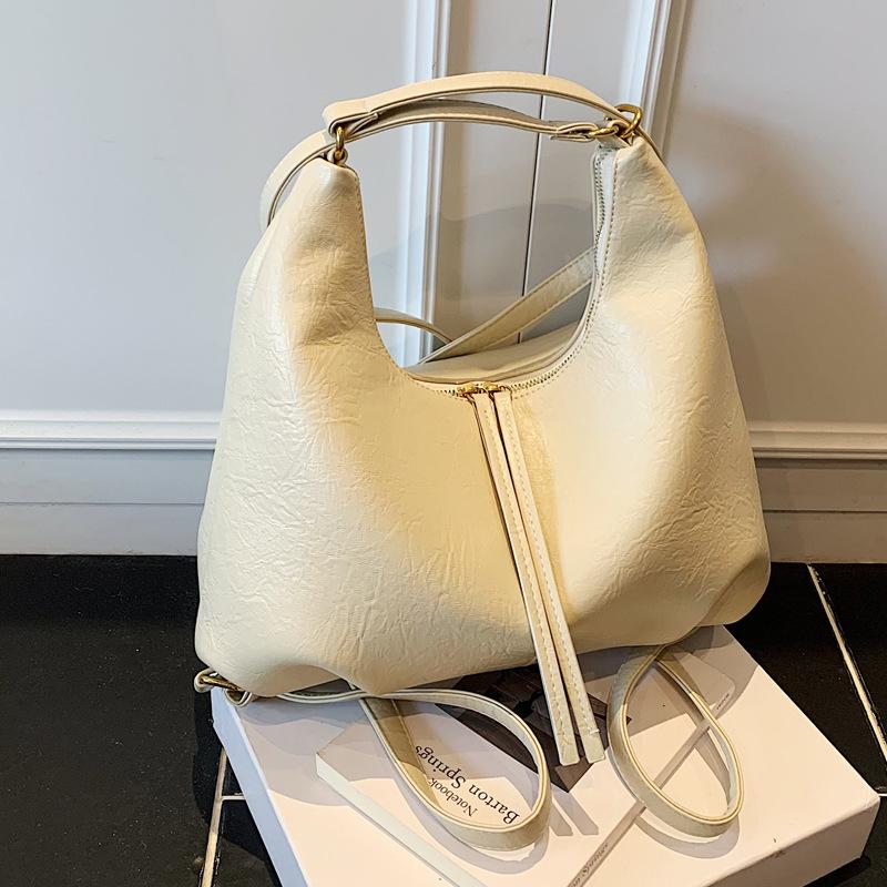 

Женская сумка-тоут 2025 новая большая вместительная дорожная сумка-рюкзак повседневная многофункциональная на плечо/через плечо сумка-мессенджер дорожный рюкзак белый