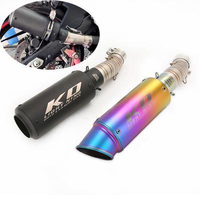 51MM Exhaust Tips For CFMOTO 450SR 450NK 450SS 2022-2025 Motorcycle Mid Link Pipe Muffler Escape  with DB Killer