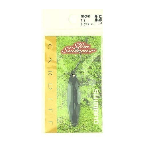 Shimano Spoon Cardiff Area Spoon Slim Swimmer 3.5g TR-0020 11S 3.5g зелёный