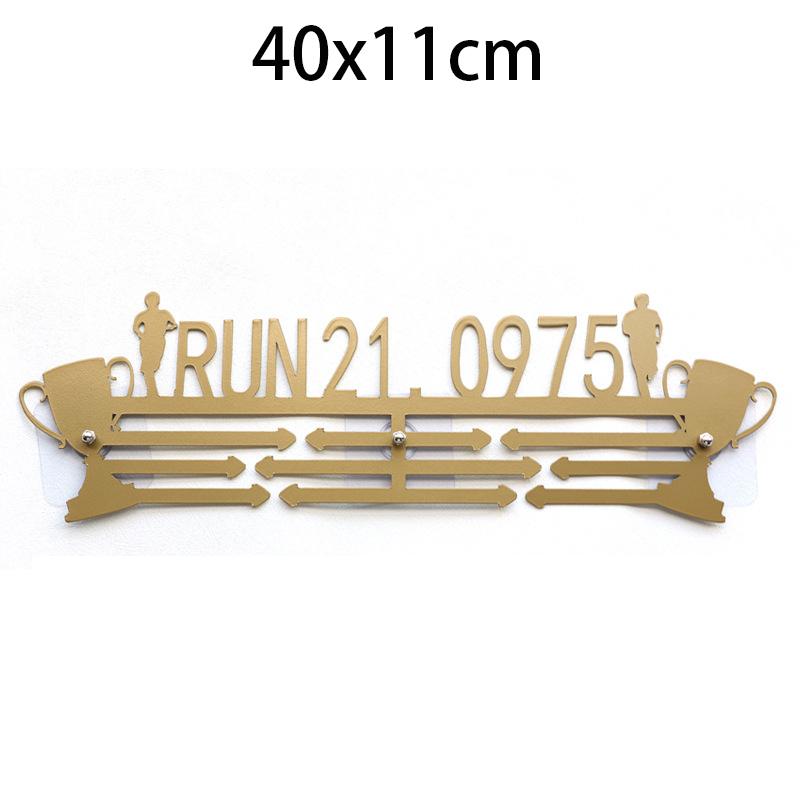 Gold/Black Medal Hanger Display Holder Rack for Marathon Running Medal Display Holder for Wall Medal Display Hanger Award Hange