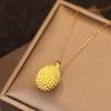 Durian Gold Necklace - Influencer's Hot Pick, Unique Qixi Commemorative Jewelry Gift for a Lifetime.