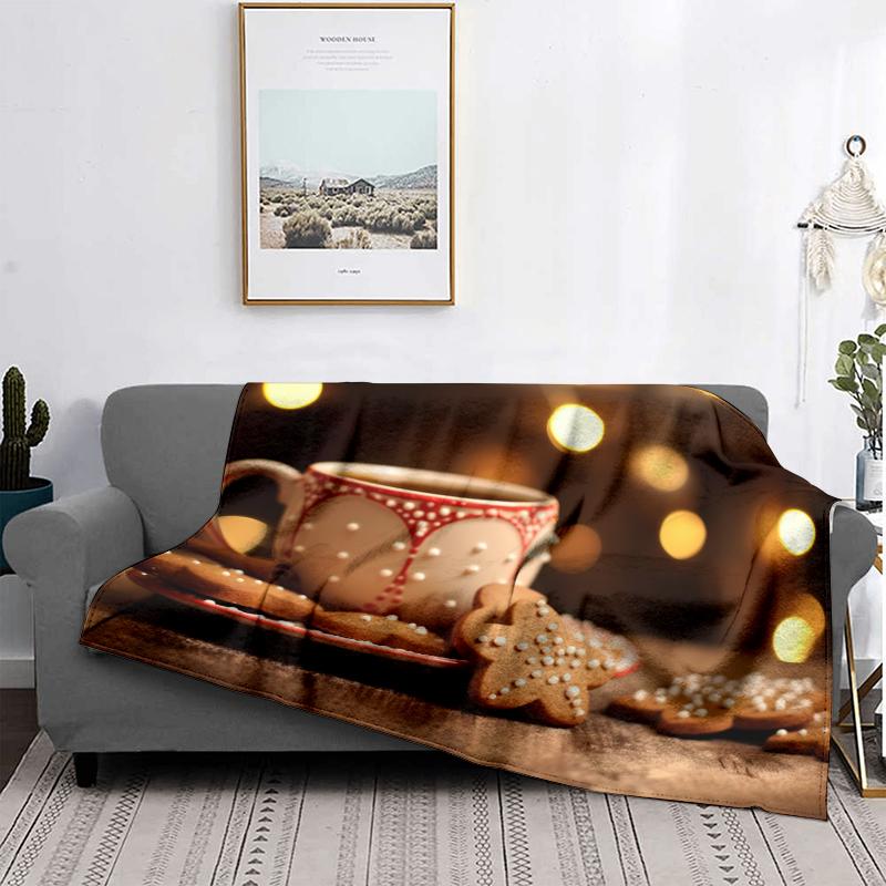 Wohndekoration Plüsch Überwurf Sofadecke Tagesdecke Bett flauschig weiche Decken Dekor Plaid Modern Halloween Frohe Weihnachten Winter