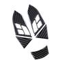 Panneau de Boutons de Volant de Voiture en Fibre de Carbone Cadre de Garniture Autocollants Pour BMW Série 5 E60 2005-2011 Accessoires de Style