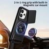KEYSION Magnetic Phone Case for VIVO V70 5G Slide Camera Protection Upright Kickstand Ring Shockproof Back Cover for OPPO V70