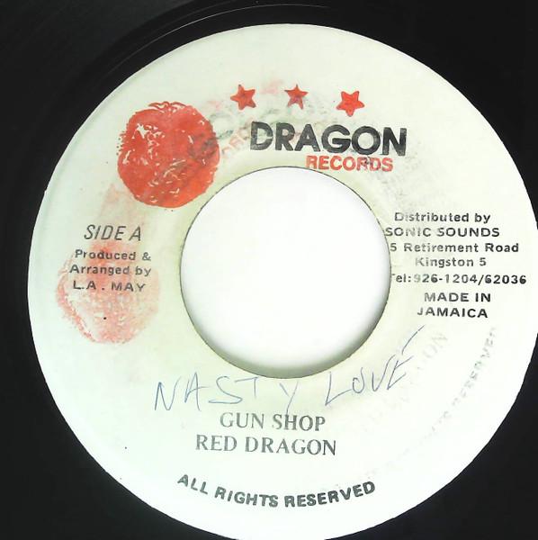 

7inch Record RED DRAGON - Gun Shop NONE Dragon Records Jamaica Reggae, Ska & Dub Used