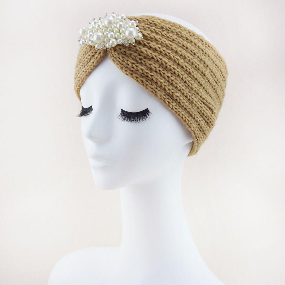 Women Ear Warmer Crochet Wide Hairband Knitted Headbands Head Wrap Knitting Turban