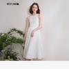 Xiyu Women's Simple Knit Splice A-Line Vest Dress