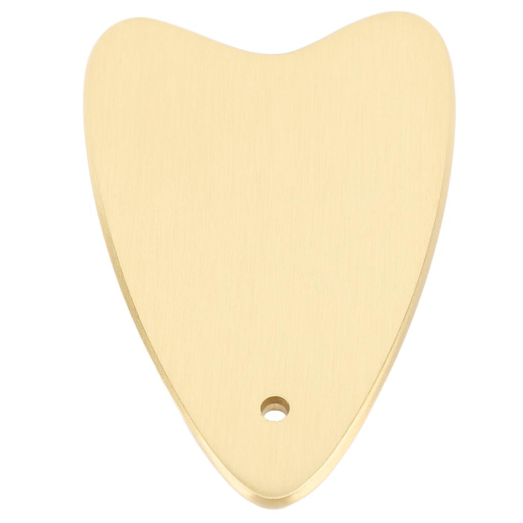 Metal Facial Gua Sha Board Reduce Puffiness Promote Blood Circulation Heart Shape Copper Scraping