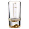 50ml/100ml Golden Mountain Vision Messbecher Luxus-Trinkgeschirr Kleine Kapazität Weinglas Dicker Boden Spirituosenbecher Schnapsglas