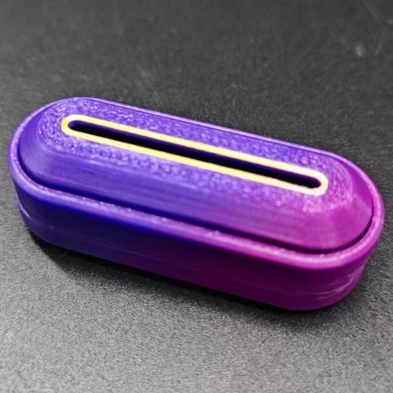 Fidget Magnetic Push Card Plate Dense Paragraph Mechanical Slider Edc Sensory Toy Relieve Stress Relief Adults Men Anti Anxiety