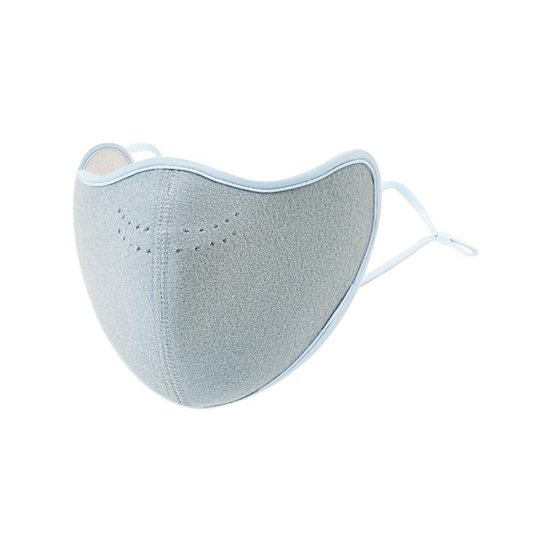 Wintermaske Damen Samt Rundloch Atmungsaktive Maske