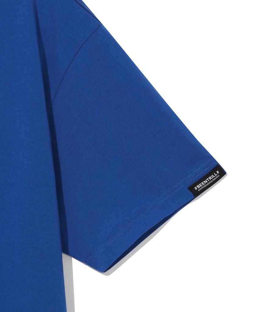 BEENTRILL Script Logo T-Shirt (Blue)