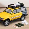New 1:24 Toyota Land Cruiser LC80 Alloy Car Model Die-cast Metal Toy Off-road Vehicle Car Model Simulation Sound and  Light Children's Gift