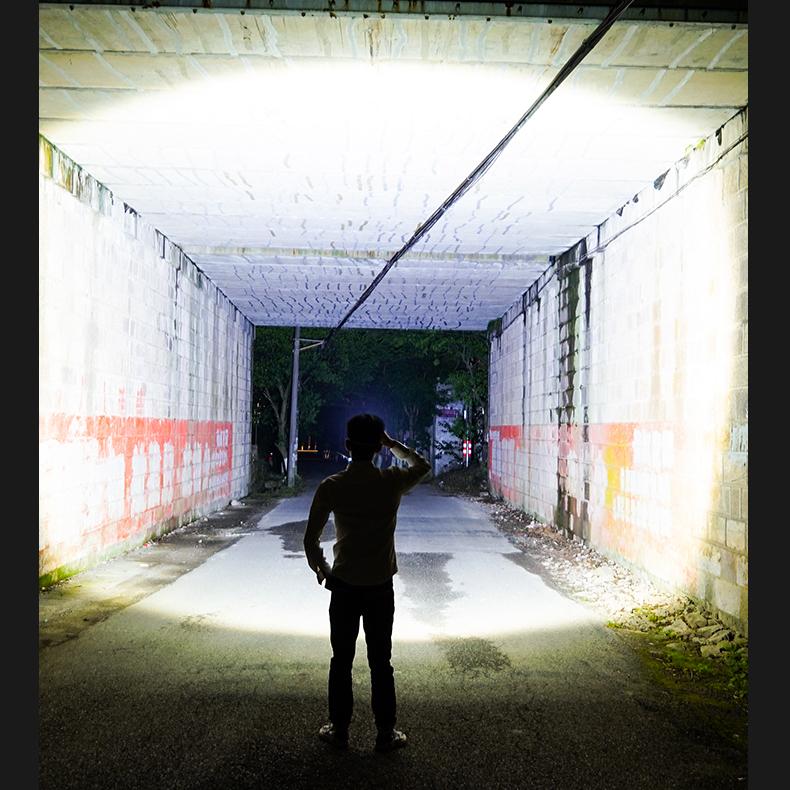 COB LED HeadLamp Type-C USB Rechargeable Headlight Multifunction Light Portable Head Flashlight Lamp Tail White Lamp; Red light