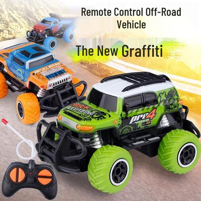 Graffiti Vierwege-Funkfernbedienung Offroad Kletter-Spielzeugauto für Kinder