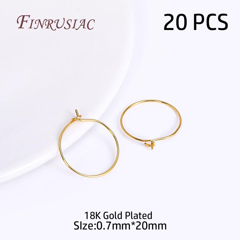 18K Gold Plated Earring Settings Jewelry Findings,Earring Hoops Ear wire/Earring Stopper Nuts/DIY Earring Making Supplies