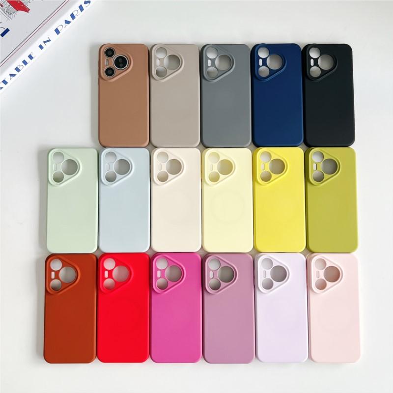 al Silicone Magnetic For  Case For Huawei Pura70 Ultra Mate60 ProPlus P60 P0 P40 Mate 0 30 40 E Nova12 Pro Cover