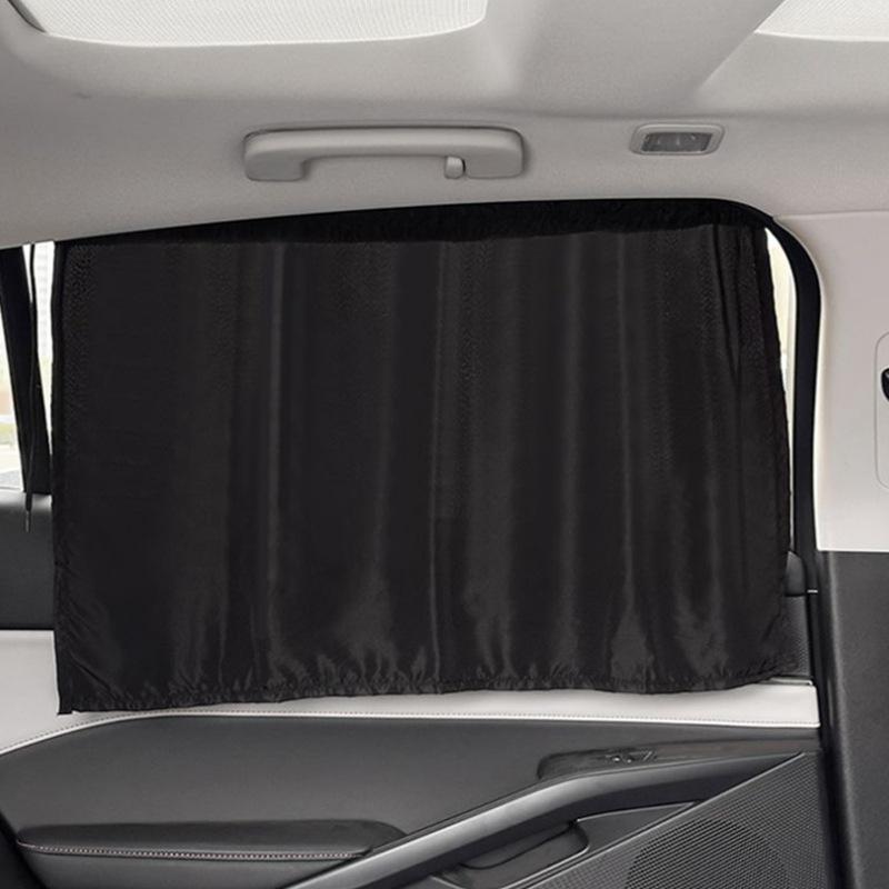 Blackout Car Sunshade Curtain: Oxford Cloth Privacy Partition for Front and Rear Rows & Baby Stroller.