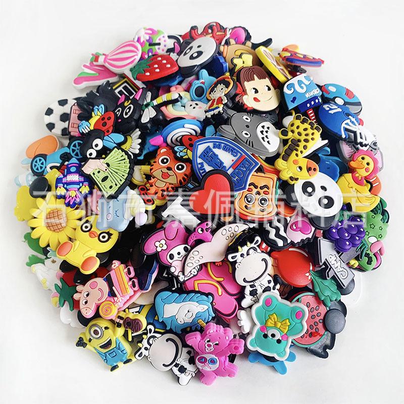 Surprise Shoe Charms: Random Style PVC Soft Rubber Accessories for Crocs
