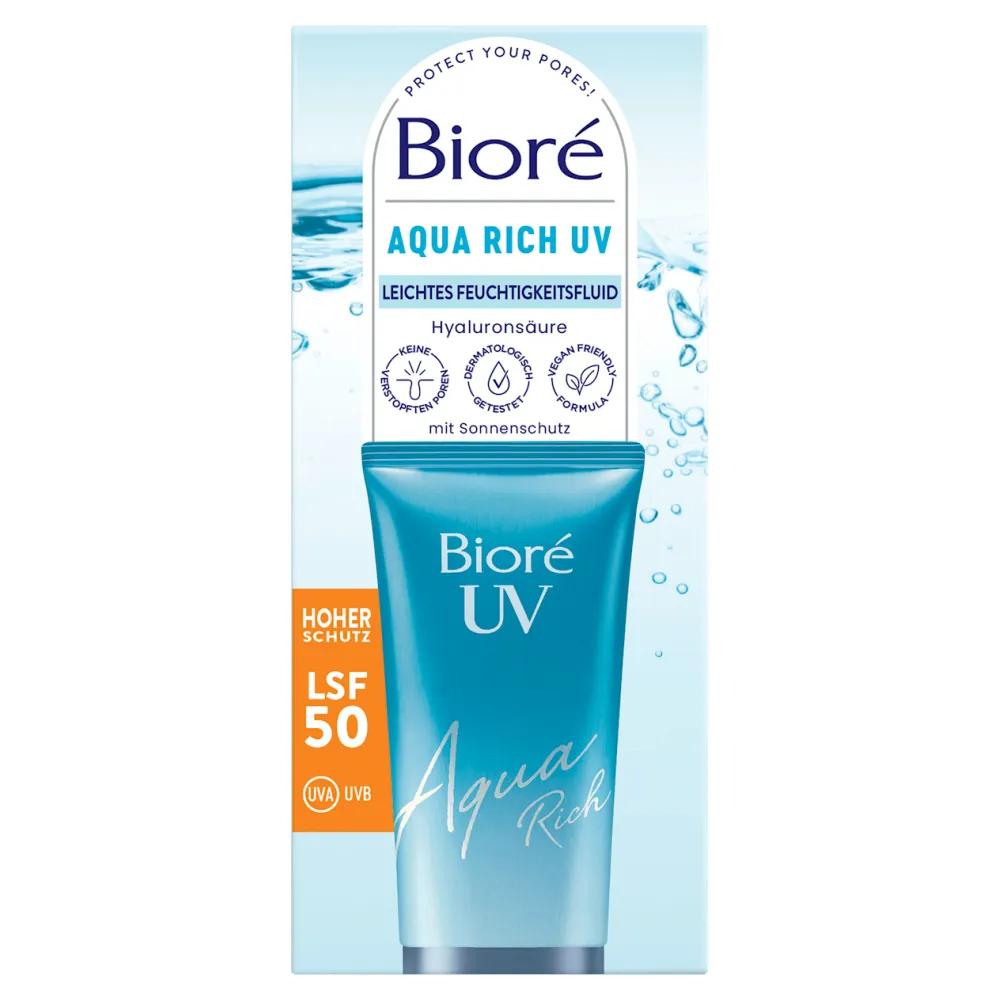 Biore Biore Face Sun Fluid Aqua Rich UV LSF 50, 50ml