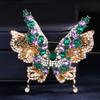 Luxury Exquisite Butterfly Brooches For Women Girls  Insects Pins Versatile Shiny Corsage Clothing Accessories Gifts