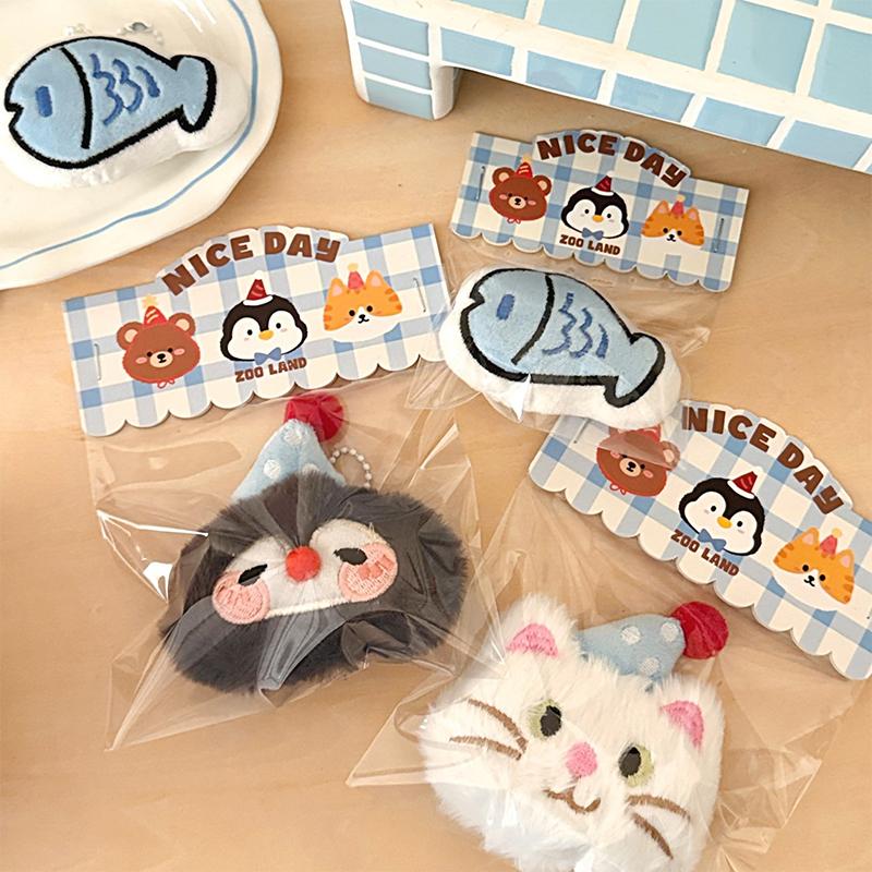 Penguin Plush Toy Keychain Fluffy Soft Stuffed 1Pc for Girls Bag Pendant Backpack Car Keychain Holder