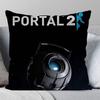 PPortal  Hot Game Pillow Case Fashion Square Pillowcase Bedroom Sofa Room Ins Decoration Leisure