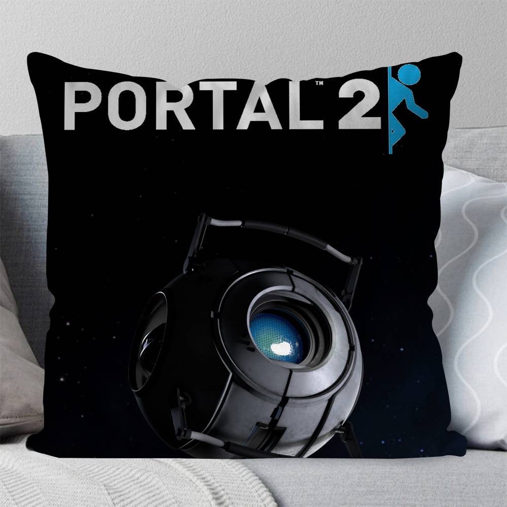 PPortal Hot Game Pillow Case Fashion Square Pillowcase Bedroom Sofa Room Ins Decoration Leisure