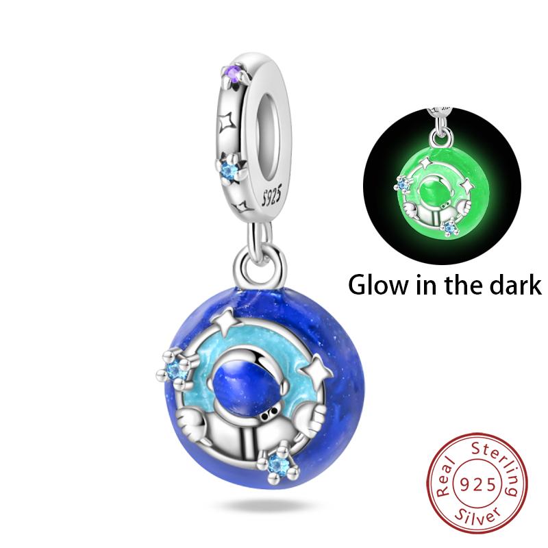 Fit Qikaola Original Bracelet Fashion Bee Astronaut Eiffel Tower Copper Charms Beads Fine Diy Birthday Jewelry For Women