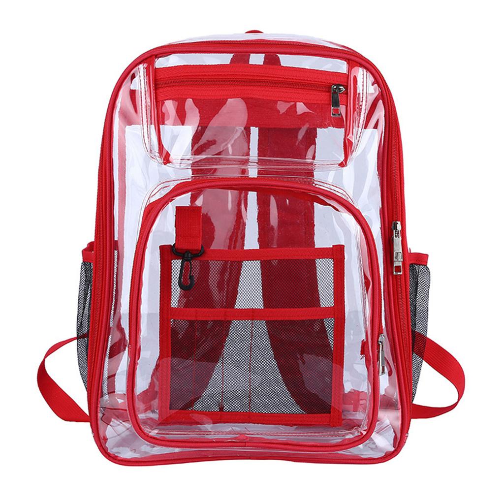 Stylish Clear School Backpack Laptop Backpack School Bag for Student Teenagers Large Capacity Travel Casual Book Bags