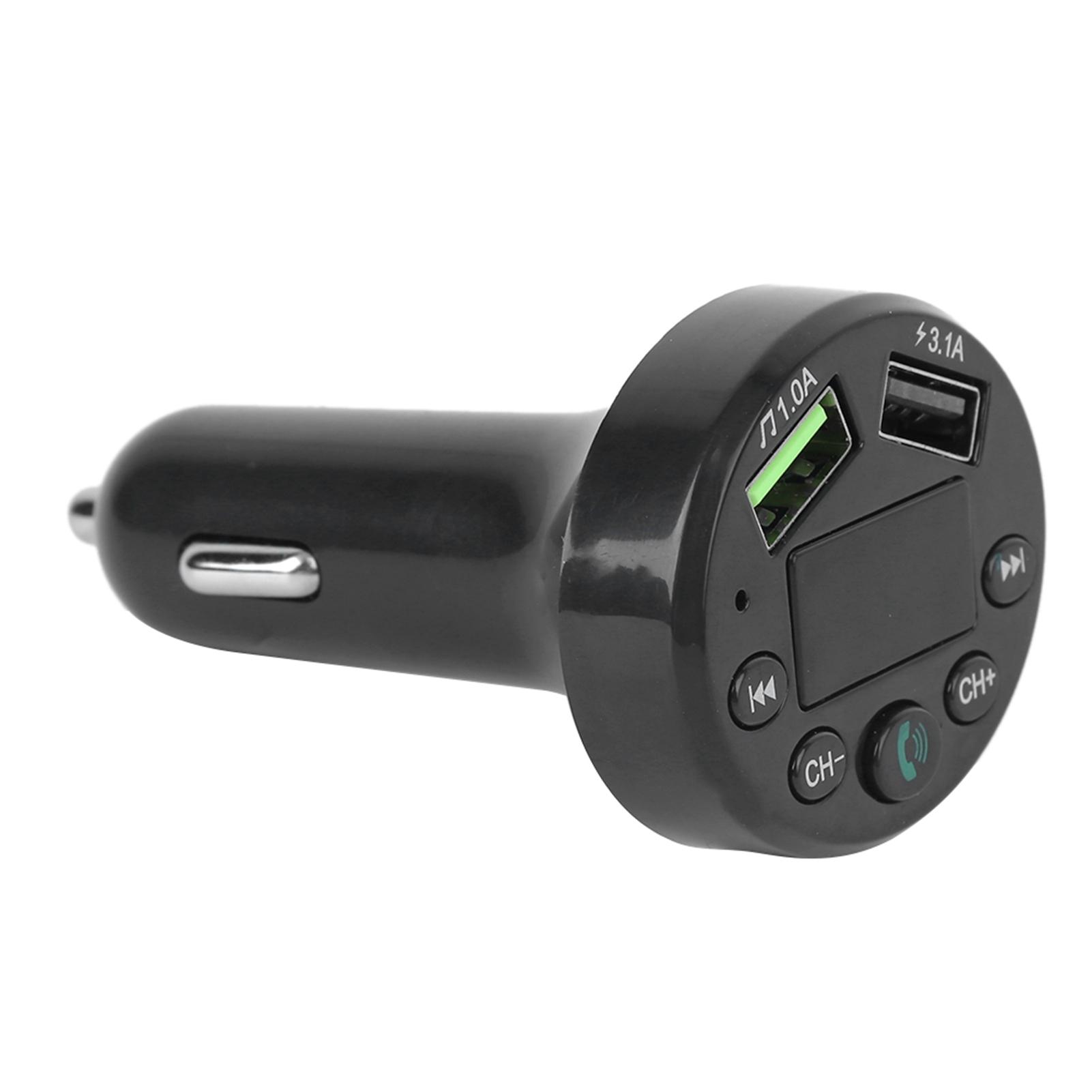 

E6 Автомобильный FM-передатчик Bluetooth Handsfree Kit со светодиодным дисплеем, стереозвуком и портом USB