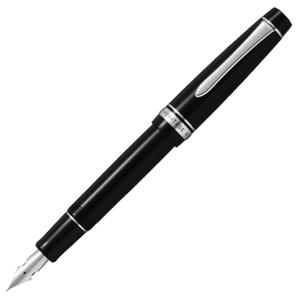 PILOT Custom Heritage 912 Fountain Falcon FA Soft Black FKVH2MRBFA Pen, (Ultra Tip), чёрный