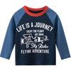 2025 Spring Korean Children's Long-Sleeve T-Shirt for Boys