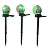Solar LED Halloween Skeleton Decoration Stakes Glowing Skeleton Head Skeleton Lamp Outdoor Lawn