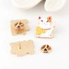 Fortune Cat Brooch Cat Badge Cartoon Mini Accessories Ins Tide Brand Spring Festival Gift Creative New Year Badge