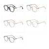 Transparent Pink Frame Polygon Minus Lens Prescription Eyeglasses Women Men  Short-Sight  Eyewear 0 -0.5 -0.75 To -6.0