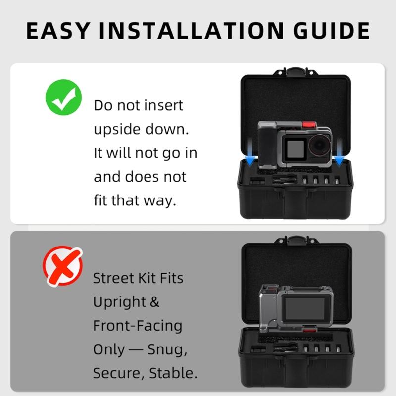 Shockproof EVA Storage Case Customs Hard Box For Action 3/4/5 Action Camera Accessories