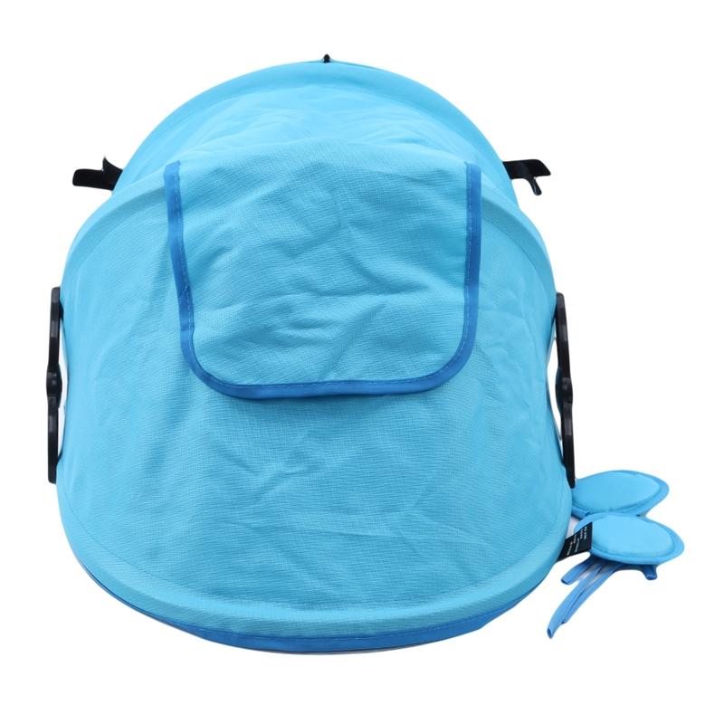 Baby Stroller Sun Shade Universal Carriage Canopy Cover for Infant Prams Breathable UV Blocking Visor with Adjustable Straps