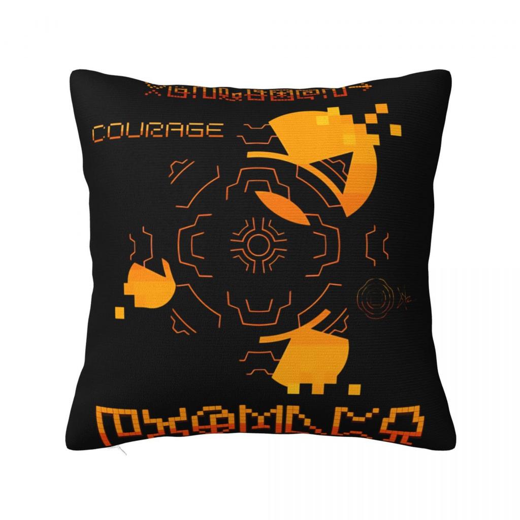 Trendy Seat Digital Monster Digimon Decor Pillowcase Stuff Pillow Cover Square Multi-Size