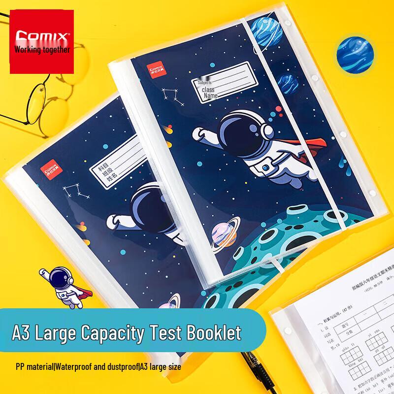 

A3 Test Paper Organizer Binder with 32 Pockets