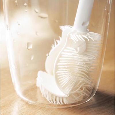 Long Handle Crevice Brush Special Cleaning Brush for Bottles Mugs Cleaning Brush Cup Brush Water Cup Multifunctional Thorough Cleaning 1PCS Household