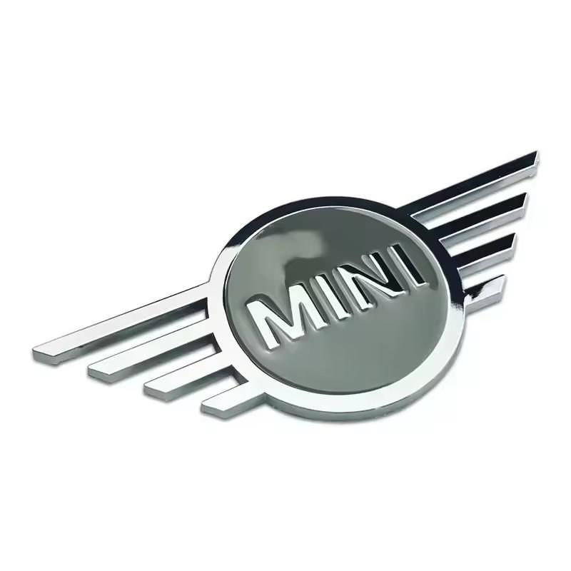 3D Metal Car Rear Badge for Mini Cooper F55 F56 F54 Countryman Clubman JCW R56 R60 F60 Front Emblem Sticker Accessories