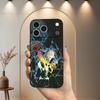 O-One P-Punch Anime Man Phone Case For iPhone 17,16,15,14,13,12,11 Plus,Pro Max,XS,X,XR,SE,Mini,8,7,Soft Silicone Black Cover