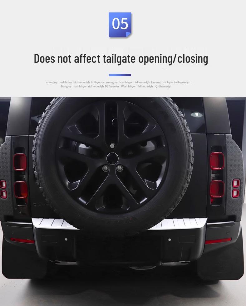 Rear Bumper Trunk Protection Plate for Land Rover Defender (20-25)
