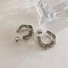 Korea Clear Acrylic Geometric C-shaped Hoop Earrings For Women Girls Trends Hanging Earrings Party Travel Jewelry Gifts